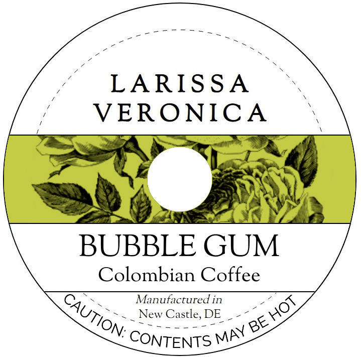 Bubble Gum Colombian Coffee <BR>(Single Serve K-Cup Pods)