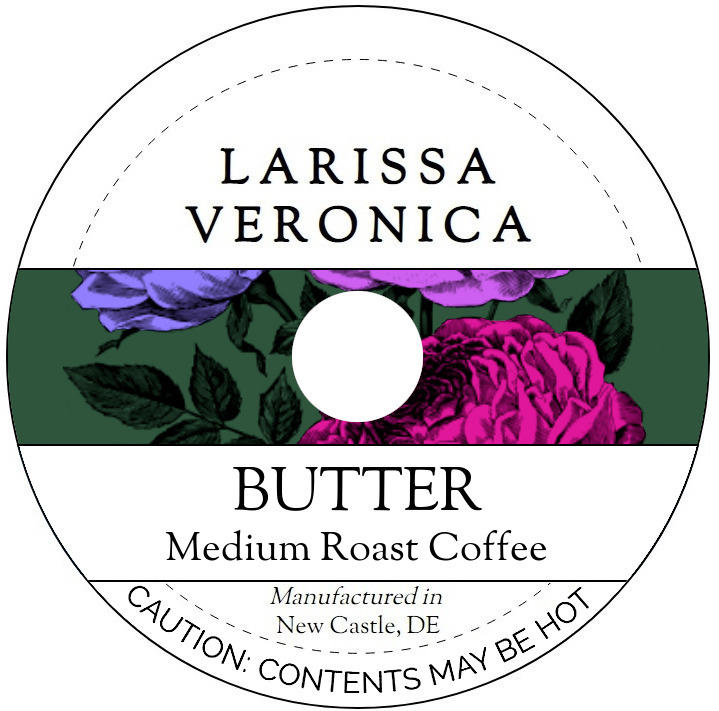 Butter Medium Roast Coffee <BR>(Single Serve K-Cup Pods)