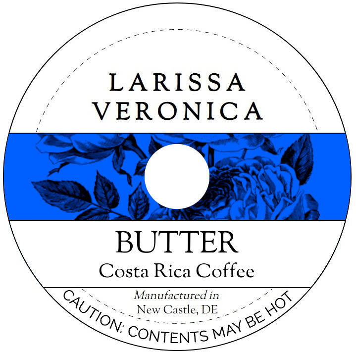 Butter Costa Rica Coffee <BR>(Single Serve K-Cup Pods)