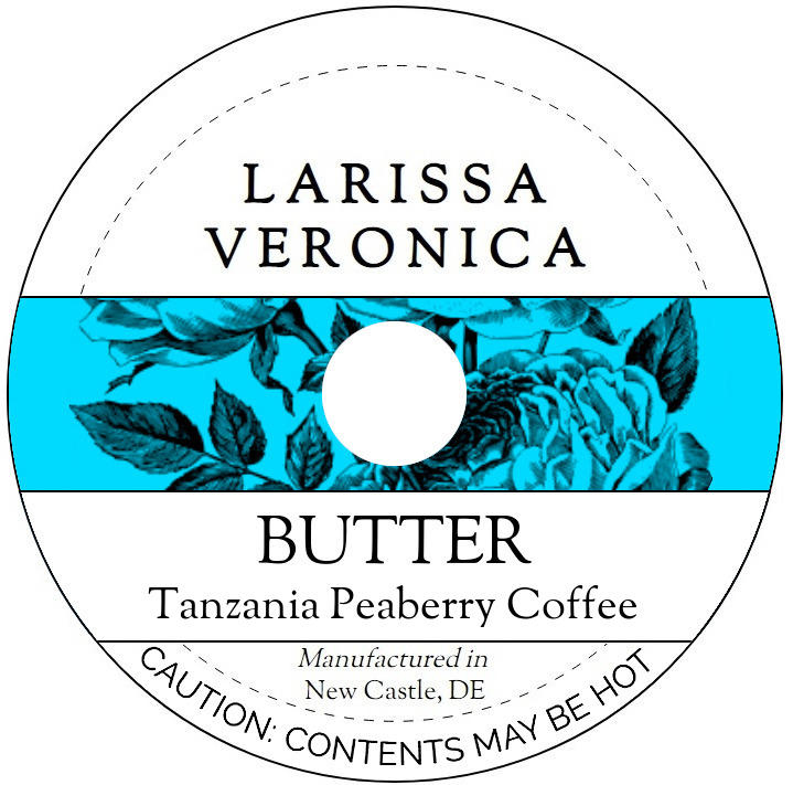 Butter Tanzania Peaberry Coffee <BR>(Single Serve K-Cup Pods)