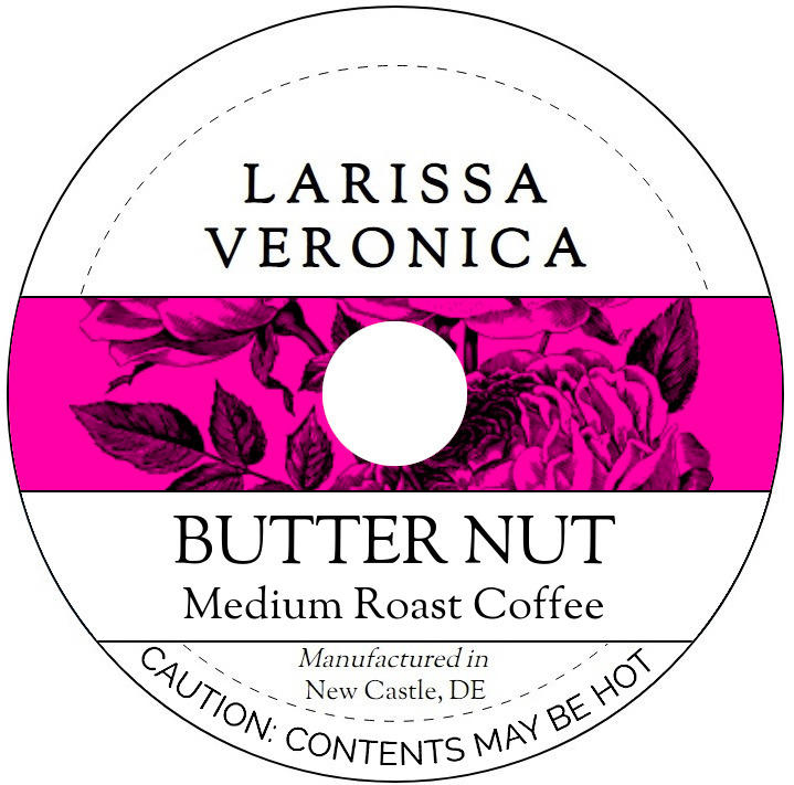Butter Nut Medium Roast Coffee <BR>(Single Serve K-Cup Pods)