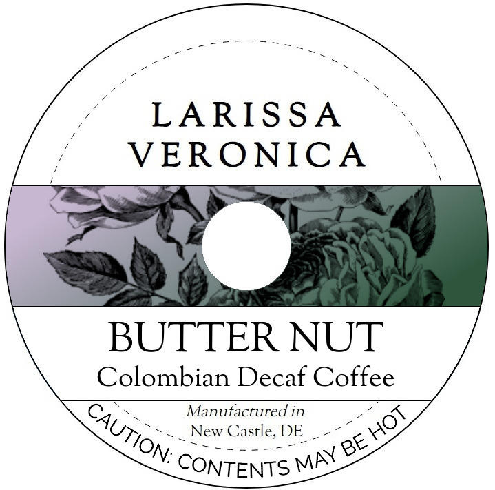 Butter Nut Colombian Decaf Coffee <BR>(Single Serve K-Cup Pods)
