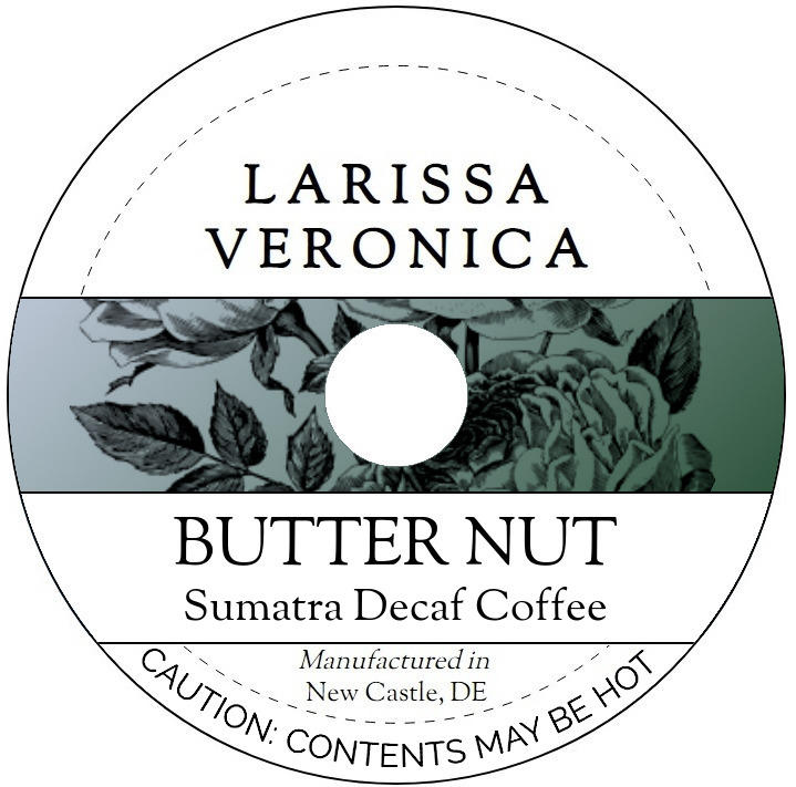 Butter Nut Sumatra Decaf Coffee <BR>(Single Serve K-Cup Pods)