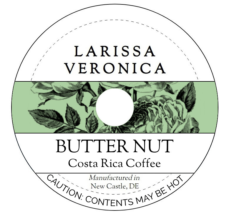 Butter Nut Costa Rica Coffee <BR>(Single Serve K-Cup Pods)