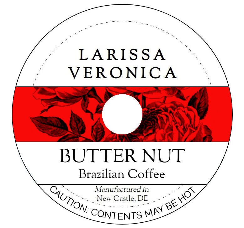 Butter Nut Brazilian Coffee <BR>(Single Serve K-Cup Pods)