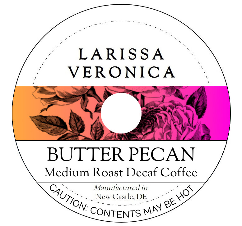 Butter Pecan Medium Roast Decaf Coffee <BR>(Single Serve K-Cup Pods)