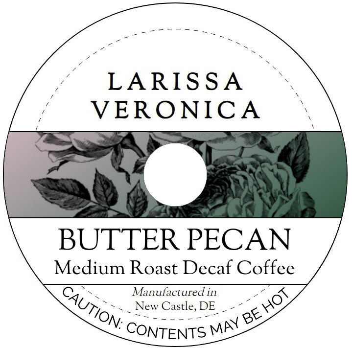 Butter Pecan Medium Roast Decaf Coffee <BR>(Single Serve K-Cup Pods)