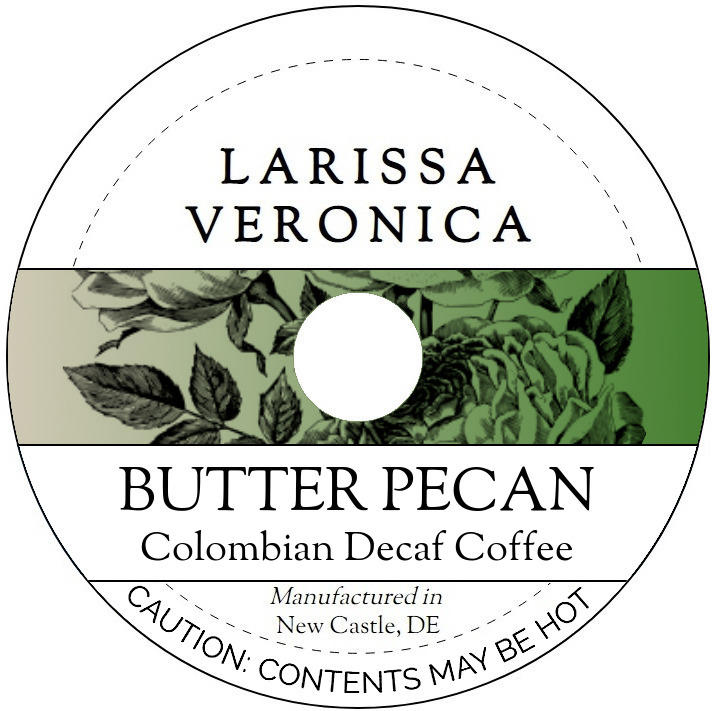 Butter Pecan Colombian Decaf Coffee <BR>(Single Serve K-Cup Pods)
