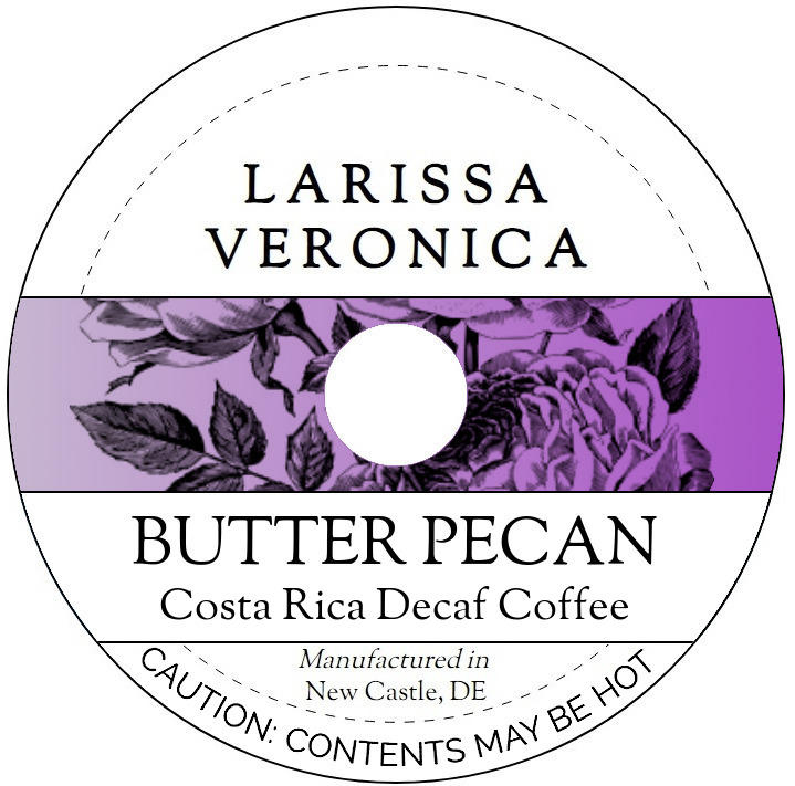 Butter Pecan Costa Rica Decaf Coffee <BR>(Single Serve K-Cup Pods)