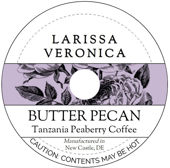 Butter Pecan Tanzania Peaberry Coffee <BR>(Single Serve K-Cup Pods)