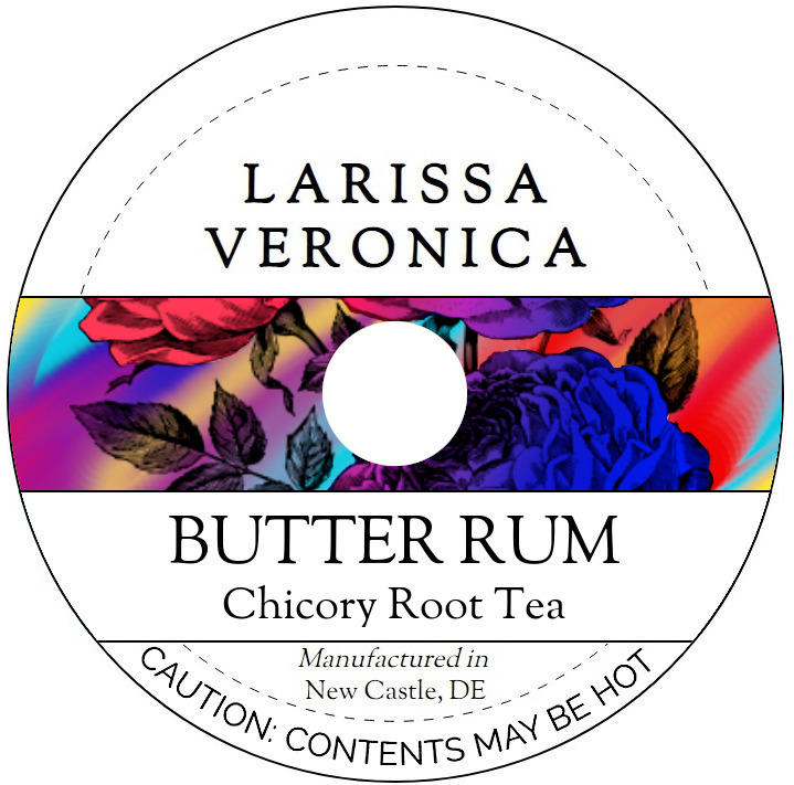 Butter Rum Chicory Root Tea <BR>(Single Serve K-Cup Pods)