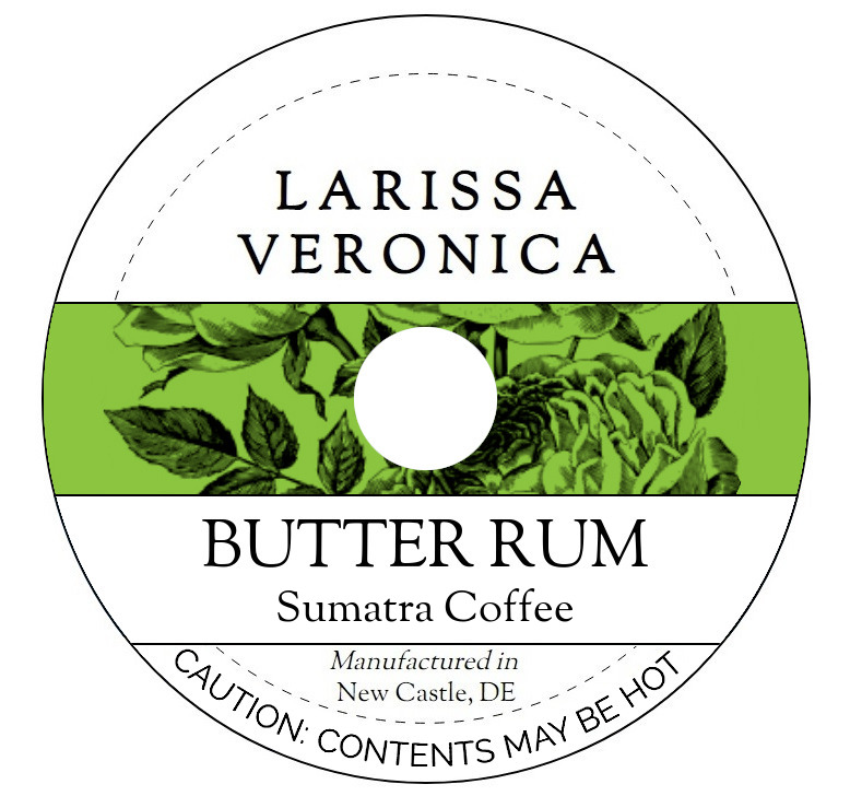 Butter Rum Sumatra Coffee <BR>(Single Serve K-Cup Pods)