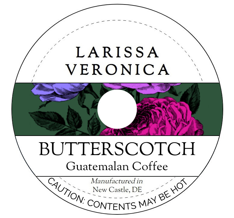 Butterscotch Guatemalan Coffee <BR>(Single Serve K-Cup Pods)