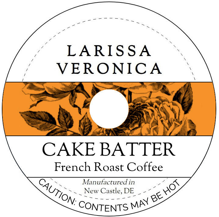 Cake Batter French Roast Coffee <BR>(Single Serve K-Cup Pods)
