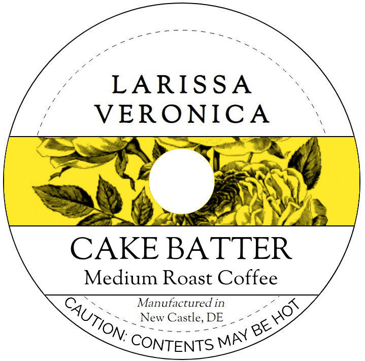 Cake Batter Medium Roast Coffee <BR>(Single Serve K-Cup Pods)