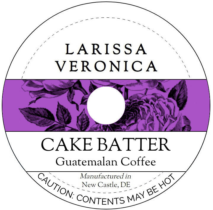 Cake Batter Guatemalan Coffee <BR>(Single Serve K-Cup Pods)