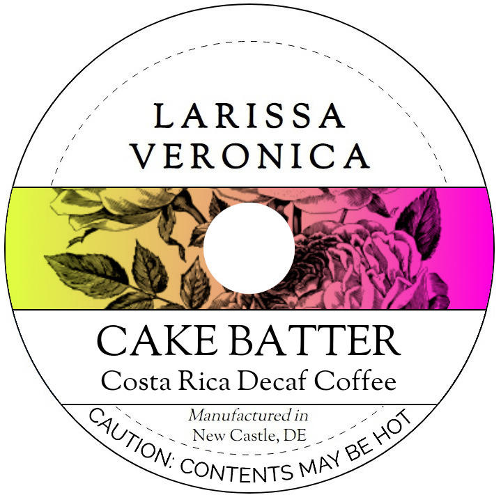 Cake Batter Costa Rica Decaf Coffee <BR>(Single Serve K-Cup Pods)