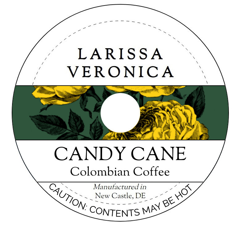 Candy Cane Colombian Coffee <BR>(Single Serve K-Cup Pods)