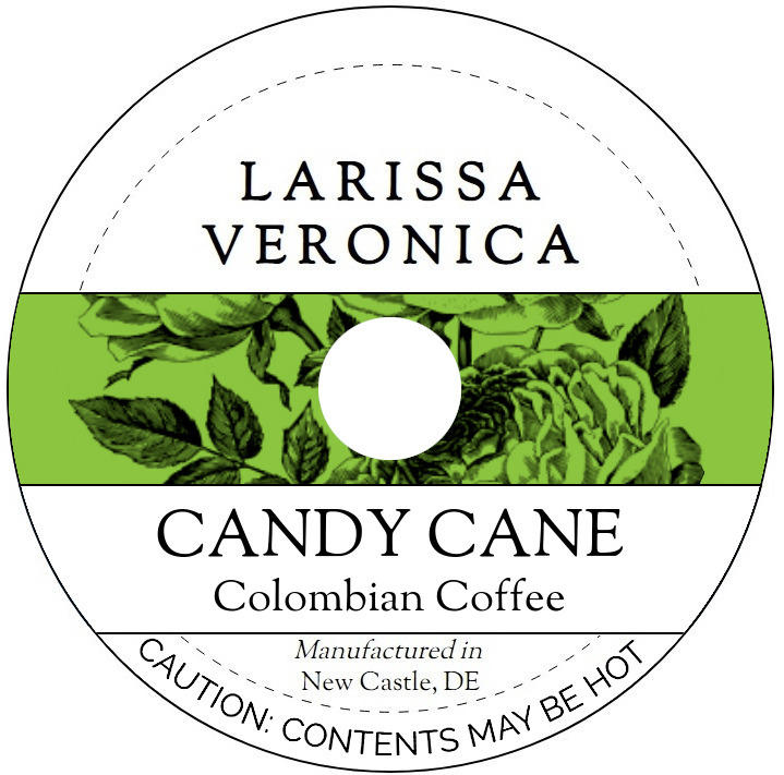 Candy Cane Colombian Coffee <BR>(Single Serve K-Cup Pods)