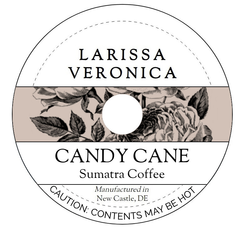 Candy Cane Sumatra Coffee <BR>(Single Serve K-Cup Pods)