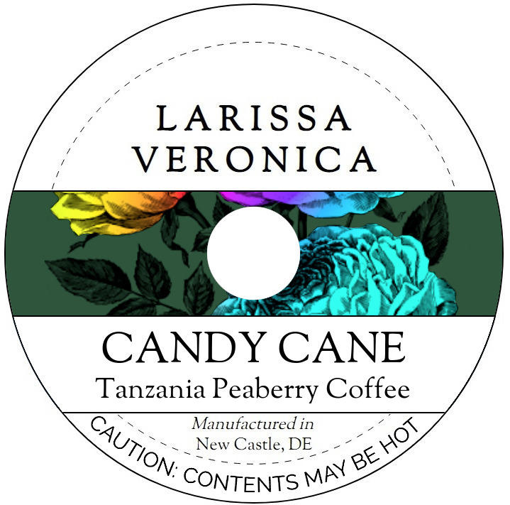 Candy Cane Tanzania Peaberry Coffee <BR>(Single Serve K-Cup Pods)