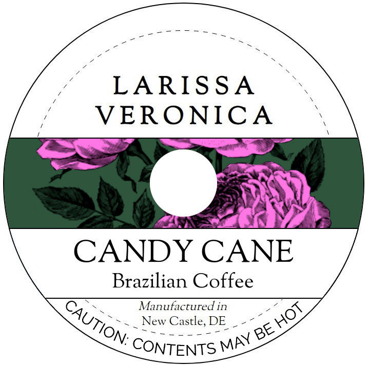 Candy Cane Brazilian Coffee <BR>(Single Serve K-Cup Pods)