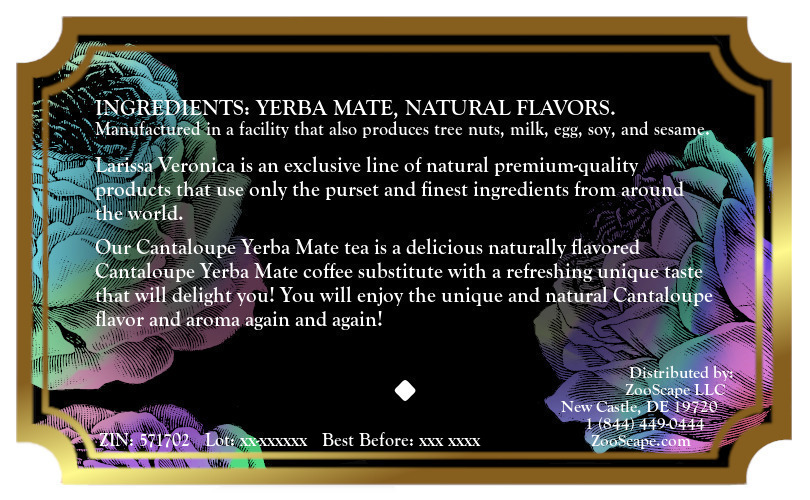 Cantaloupe Yerba Mate Tea <BR>(Single Serve K-Cup Pods)