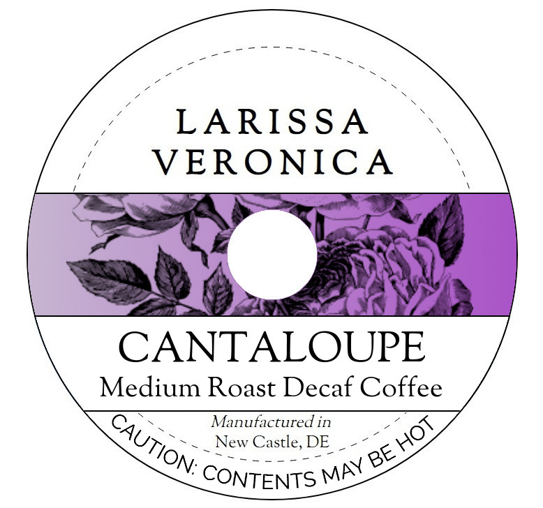 Cantaloupe Medium Roast Decaf Coffee <BR>(Single Serve K-Cup Pods)
