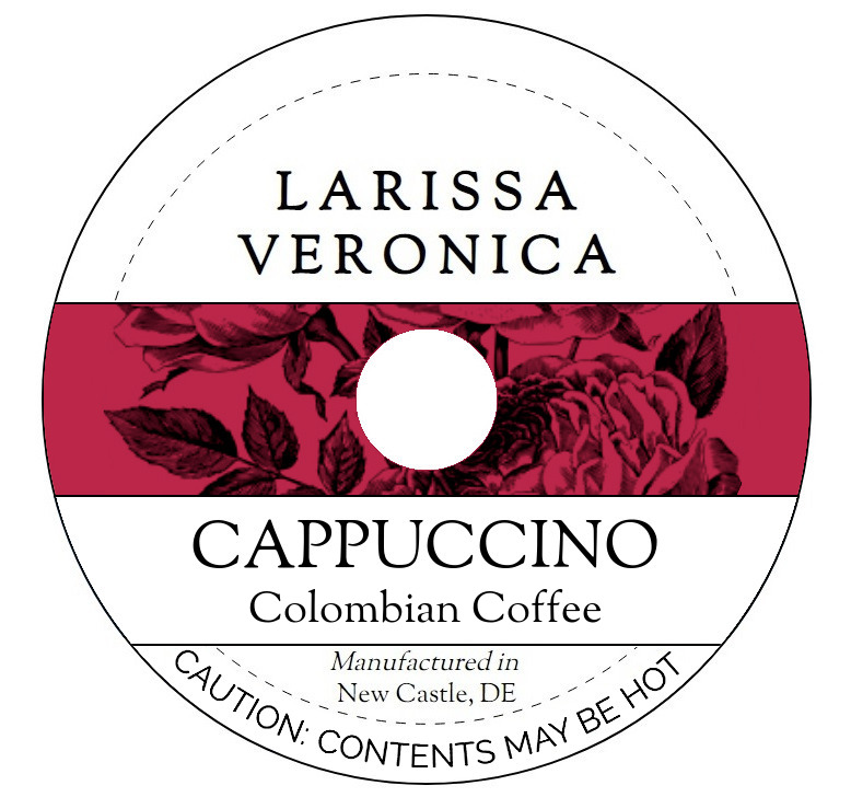 Cappuccino Colombian Coffee <BR>(Single Serve K-Cup Pods)