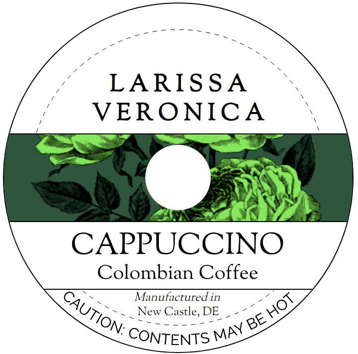 Cappuccino Colombian Coffee <BR>(Single Serve K-Cup Pods)