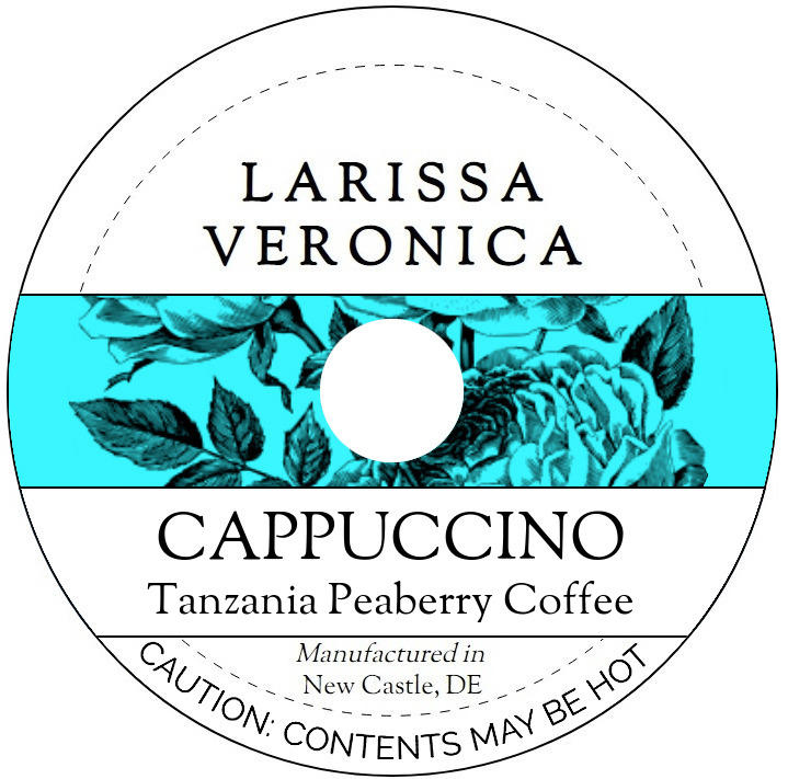 Cappuccino Tanzania Peaberry Coffee <BR>(Single Serve K-Cup Pods)