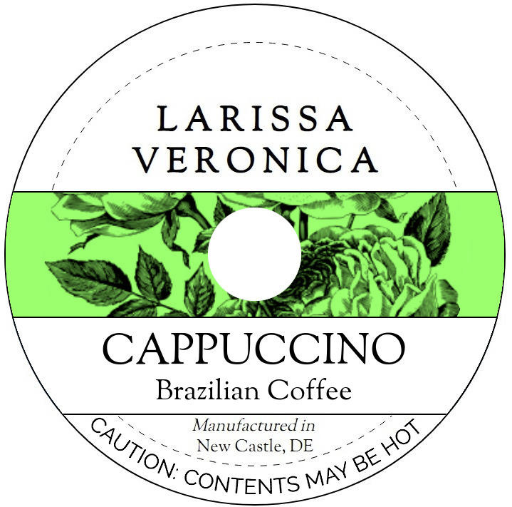 Cappuccino Brazilian Coffee <BR>(Single Serve K-Cup Pods)