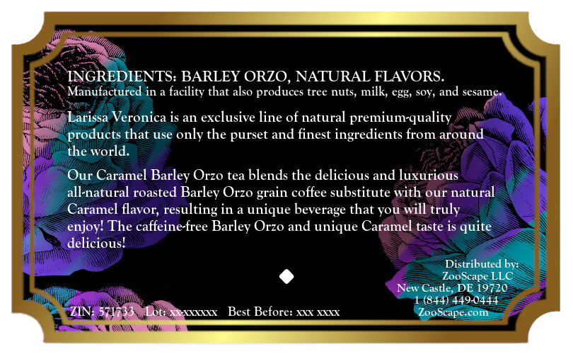 Caramel Barley Orzo Tea <BR>(Single Serve K-Cup Pods)