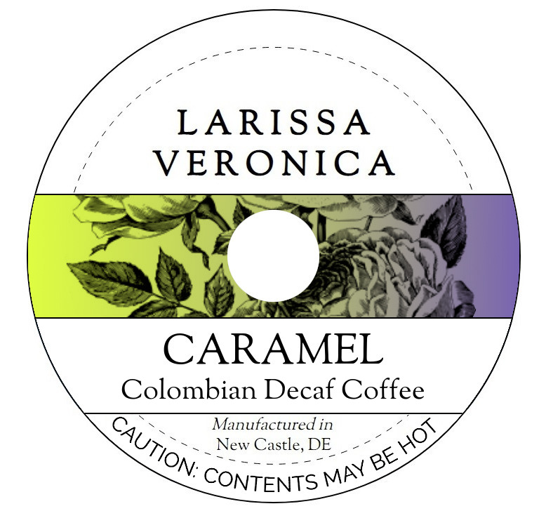 Caramel Colombian Decaf Coffee <BR>(Single Serve K-Cup Pods)