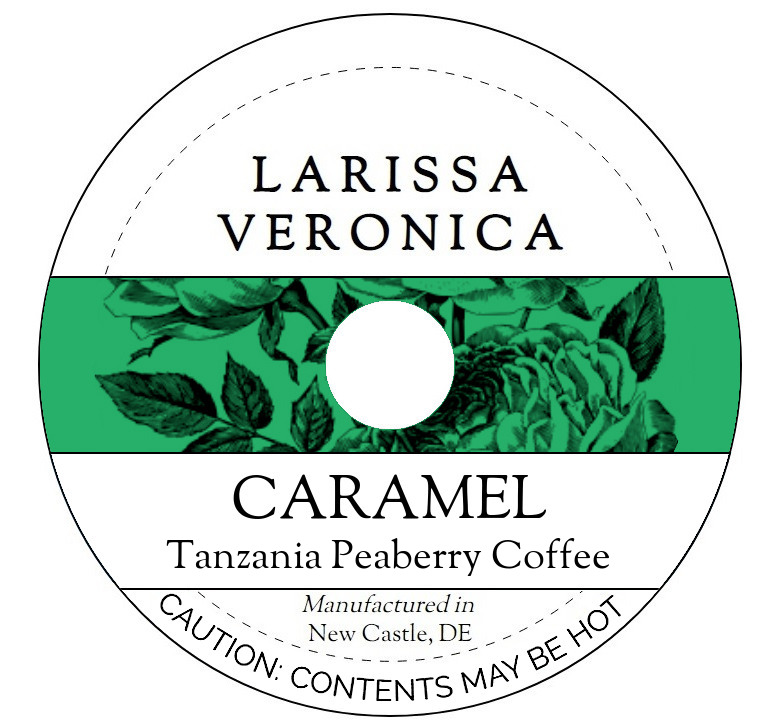 Caramel Tanzania Peaberry Coffee <BR>(Single Serve K-Cup Pods)