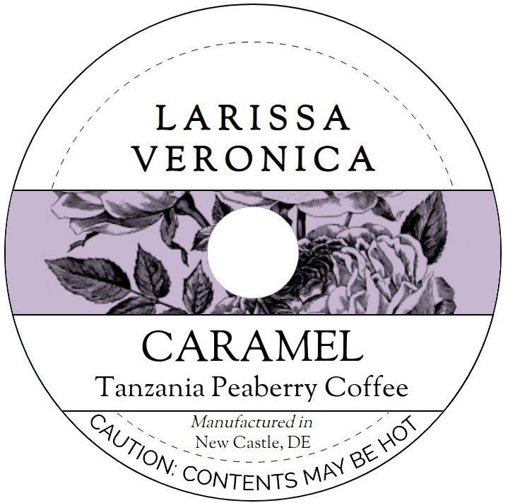 Caramel Tanzania Peaberry Coffee <BR>(Single Serve K-Cup Pods)
