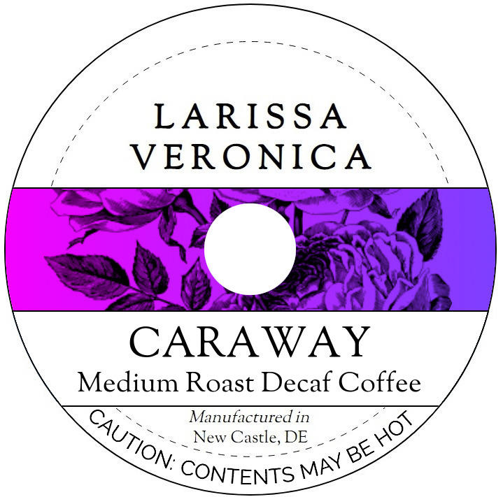 Caraway Medium Roast Decaf Coffee <BR>(Single Serve K-Cup Pods)