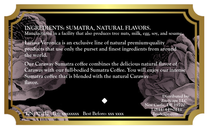 Caraway Sumatra Coffee <BR>(Single Serve K-Cup Pods)