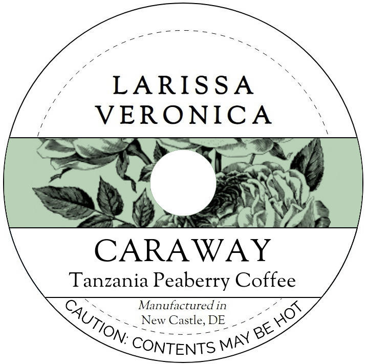 Caraway Tanzania Peaberry Coffee <BR>(Single Serve K-Cup Pods)