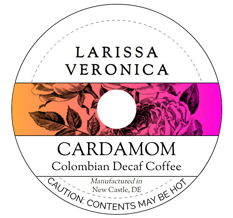 Cardamom Colombian Decaf Coffee <BR>(Single Serve K-Cup Pods)