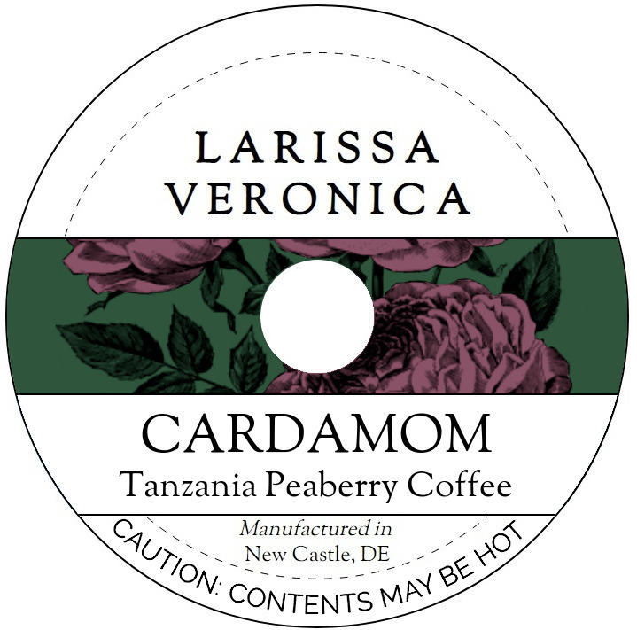 Cardamom Tanzania Peaberry Coffee <BR>(Single Serve K-Cup Pods)