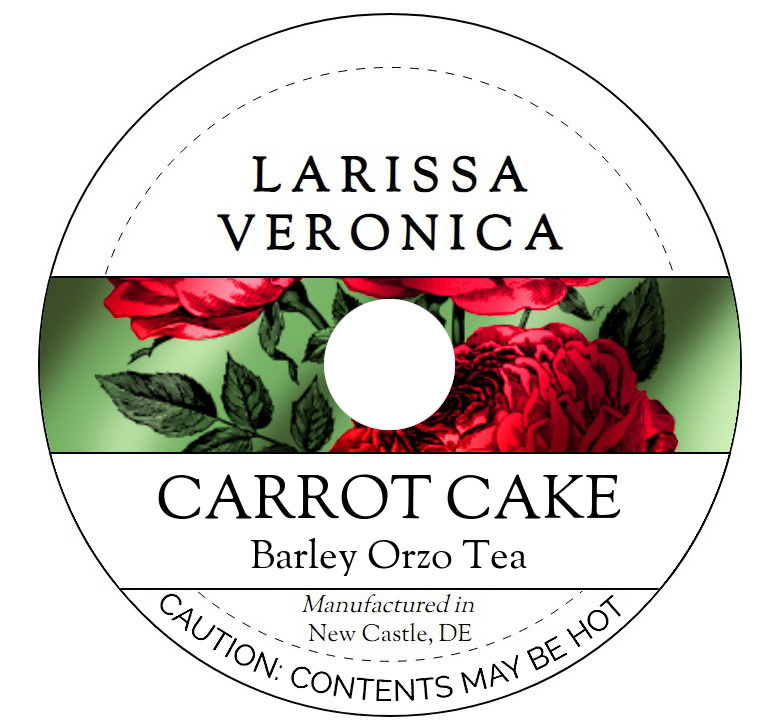 Carrot Cake Barley Orzo Tea <BR>(Single Serve K-Cup Pods)