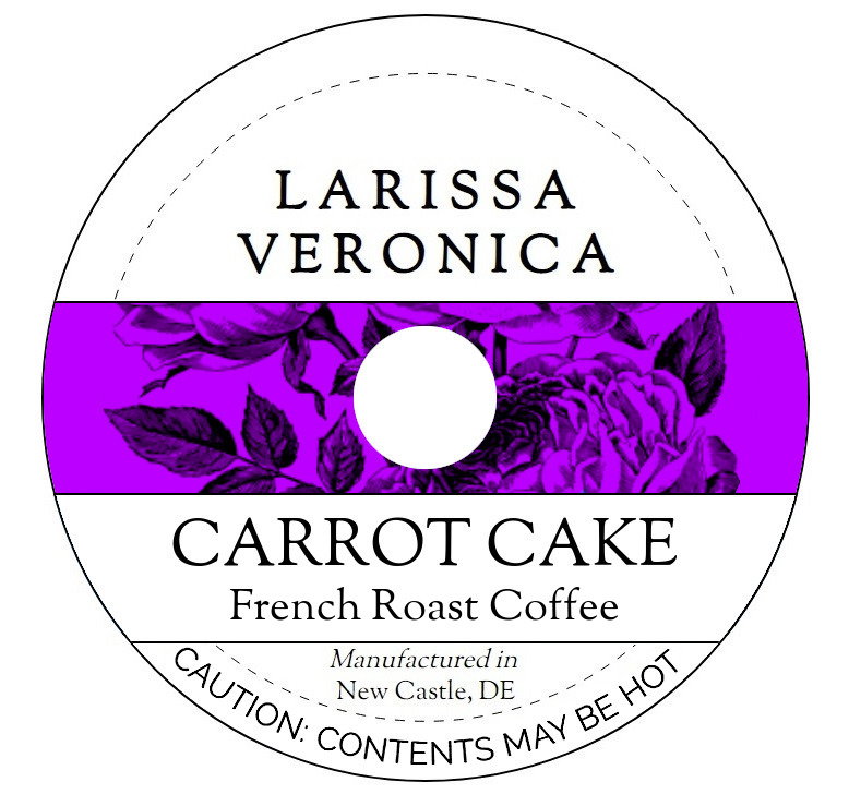 Carrot Cake French Roast Coffee <BR>(Single Serve K-Cup Pods)