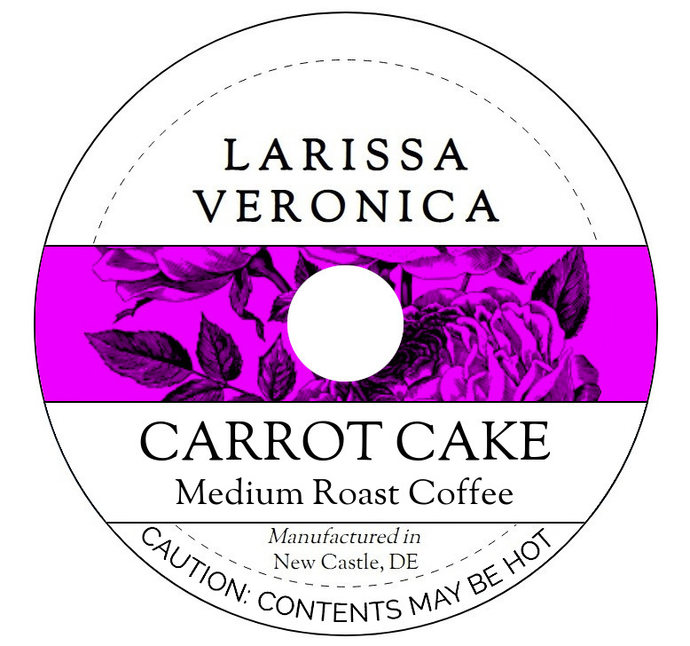 Carrot Cake Medium Roast Coffee <BR>(Single Serve K-Cup Pods)