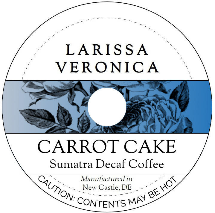 Carrot Cake Sumatra Decaf Coffee <BR>(Single Serve K-Cup Pods)