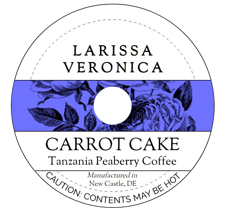 Carrot Cake Tanzania Peaberry Coffee <BR>(Single Serve K-Cup Pods)