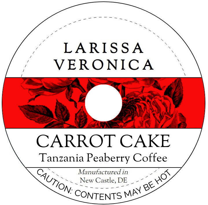 Carrot Cake Tanzania Peaberry Coffee <BR>(Single Serve K-Cup Pods)