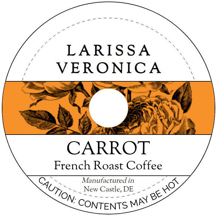 Carrot French Roast Coffee <BR>(Single Serve K-Cup Pods)