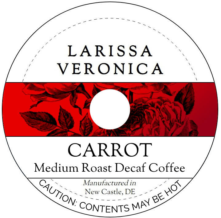 Carrot Medium Roast Decaf Coffee <BR>(Single Serve K-Cup Pods)