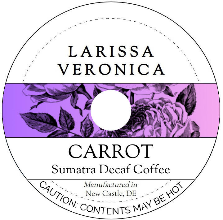 Carrot Sumatra Decaf Coffee <BR>(Single Serve K-Cup Pods)